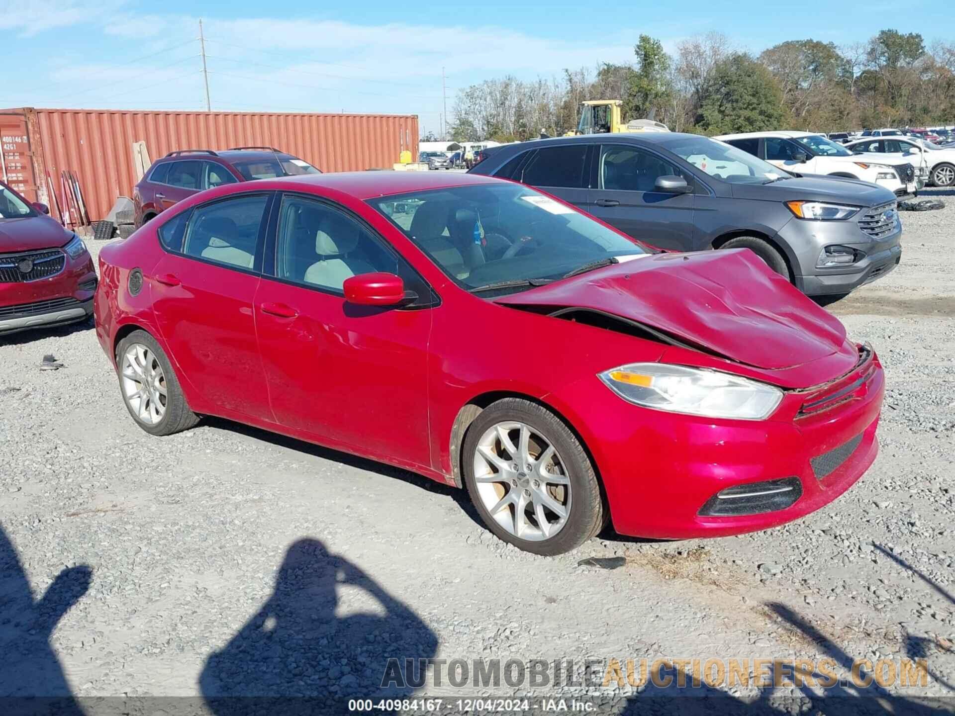 1C3CDFBA5DD149128 DODGE DART 2013