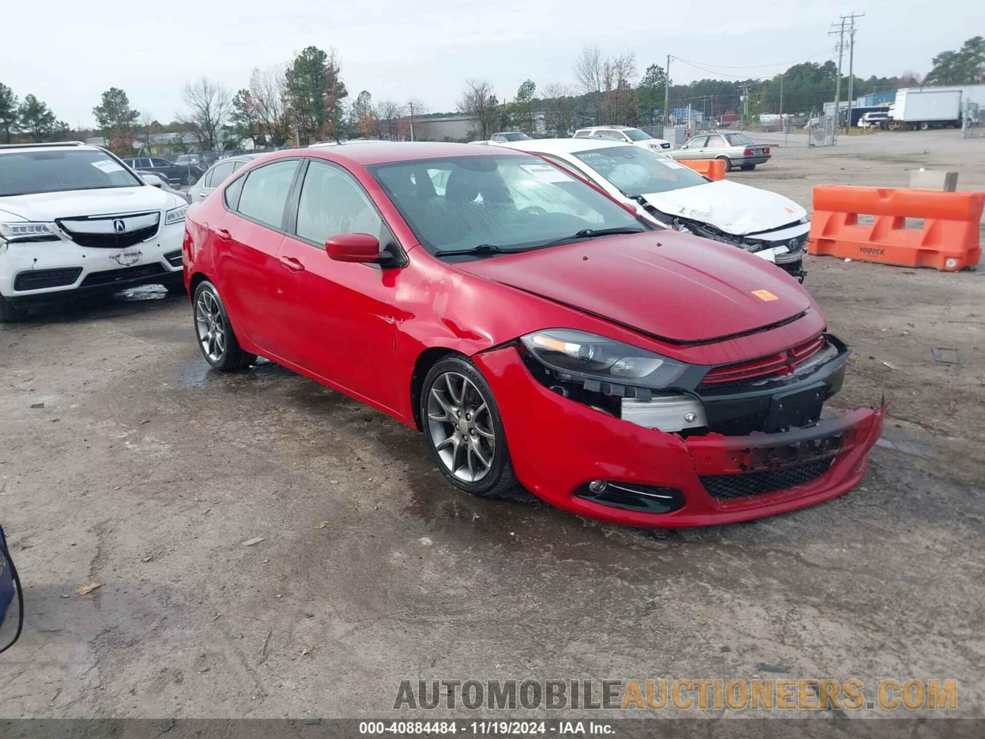 1C3CDFBA9DD122840 DODGE DART 2013