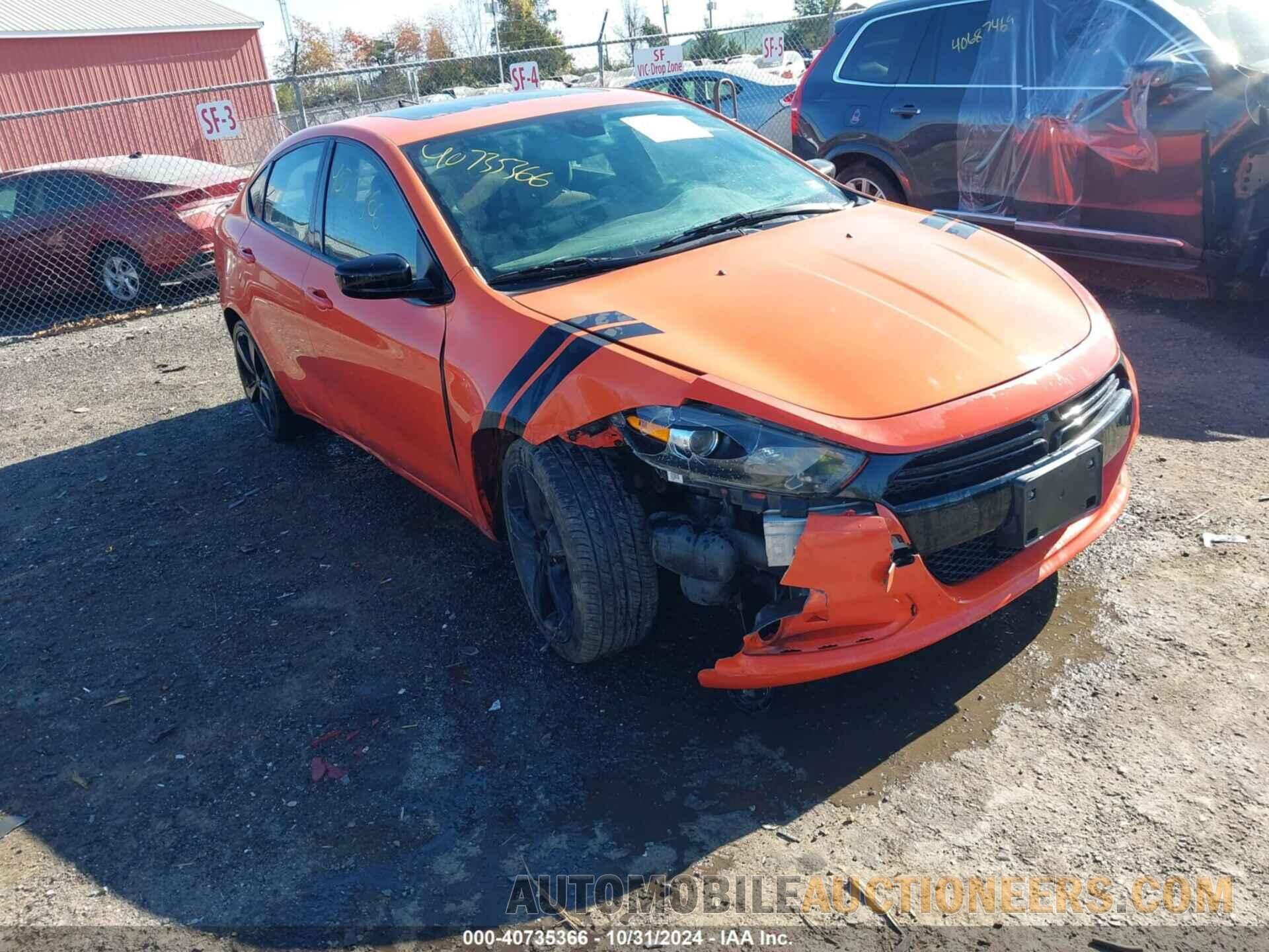 1C3CDFBB1FD241896 DODGE DART 2015