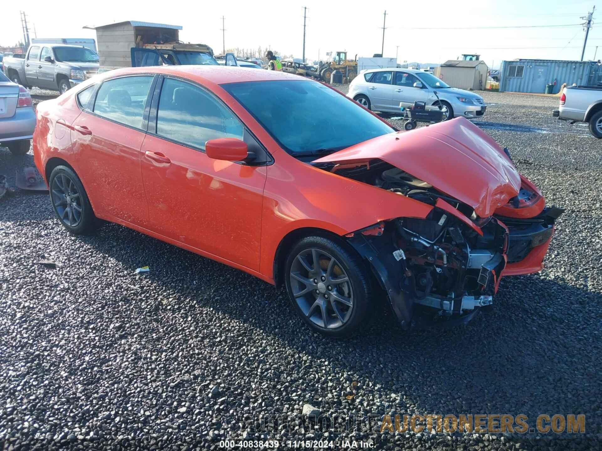 1C3CDFBB6FD378185 DODGE DART 2015