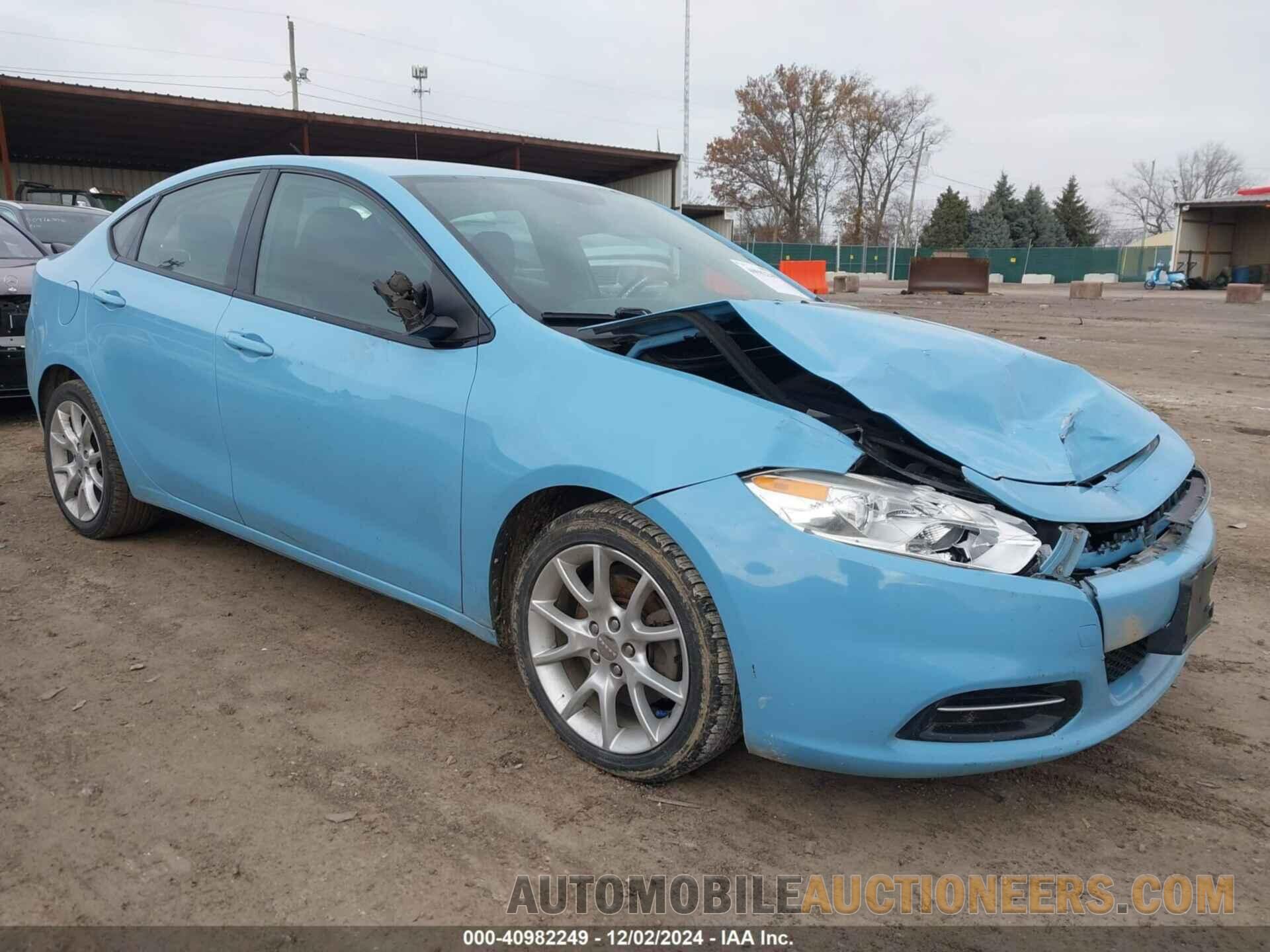 1C3CDFBH3DD202695 DODGE DART 2013