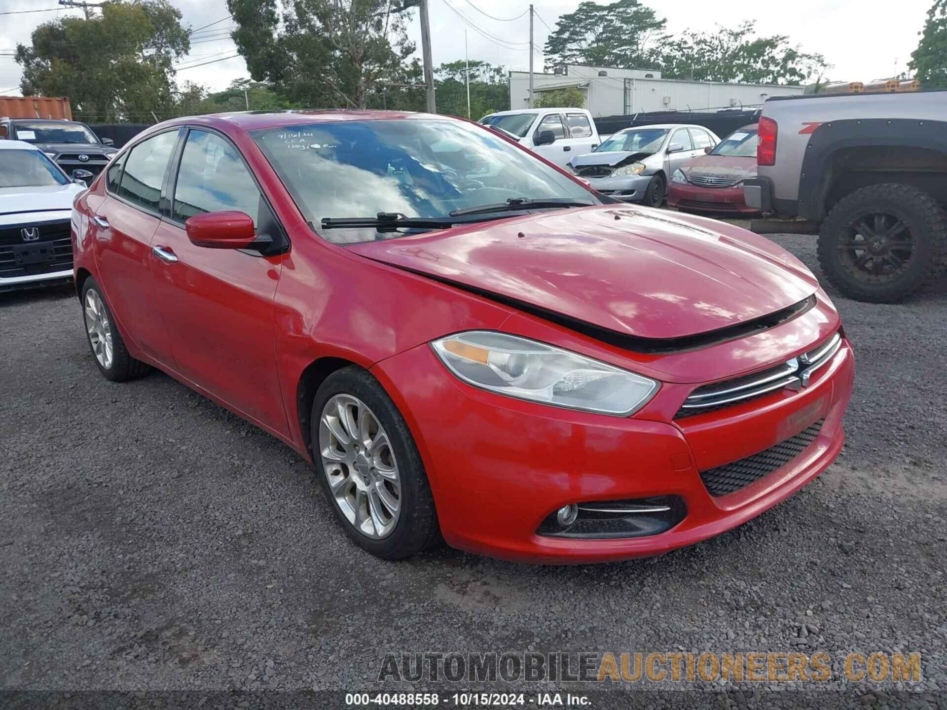 1C3CDFCA4DD124669 DODGE DART 2013