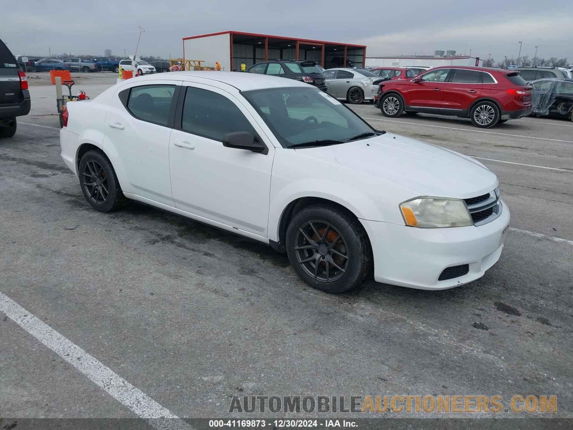 1C3CDZAB0CN110886 DODGE AVENGER 2012