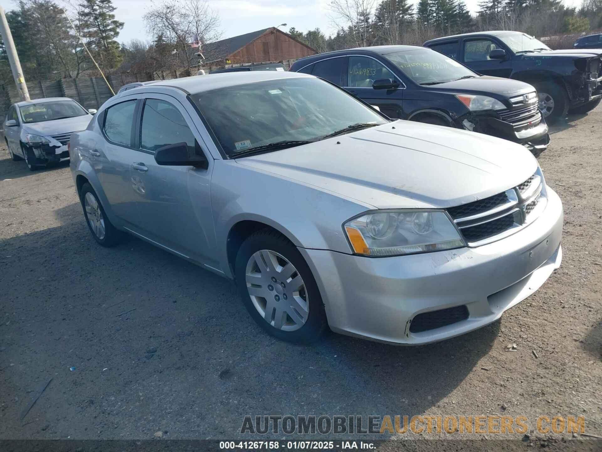 1C3CDZAB0CN122701 DODGE AVENGER 2012