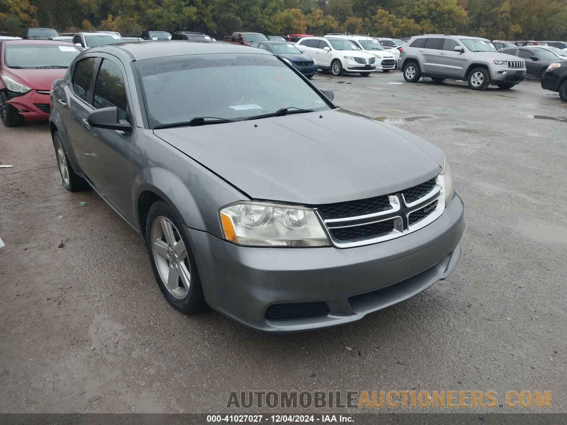 1C3CDZAB0DN535803 DODGE AVENGER 2013