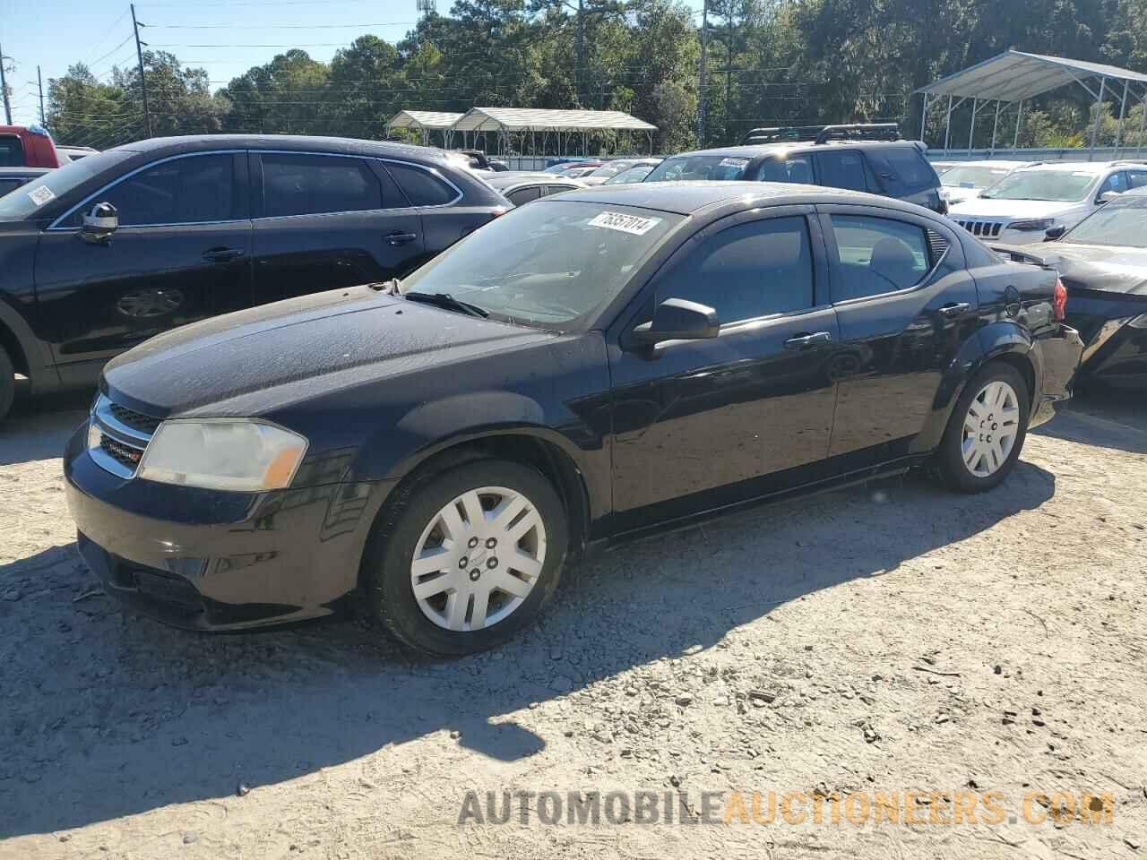 1C3CDZAB0DN622973 DODGE AVENGER 2013