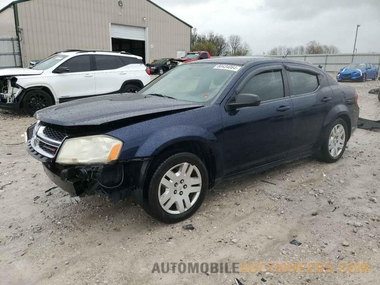 1C3CDZAB0DN753482 DODGE AVENGER 2013