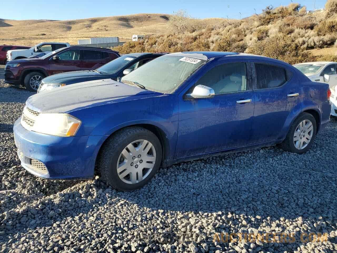 1C3CDZAB0DN754146 DODGE AVENGER 2013