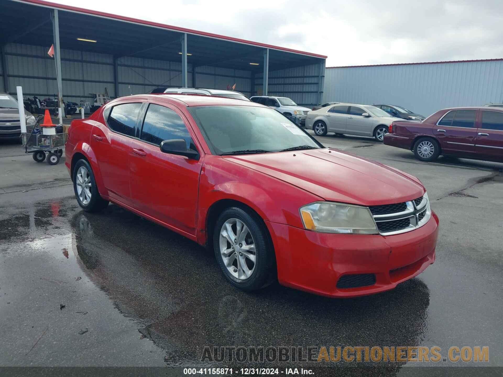 1C3CDZAB0EN109871 DODGE AVENGER 2014