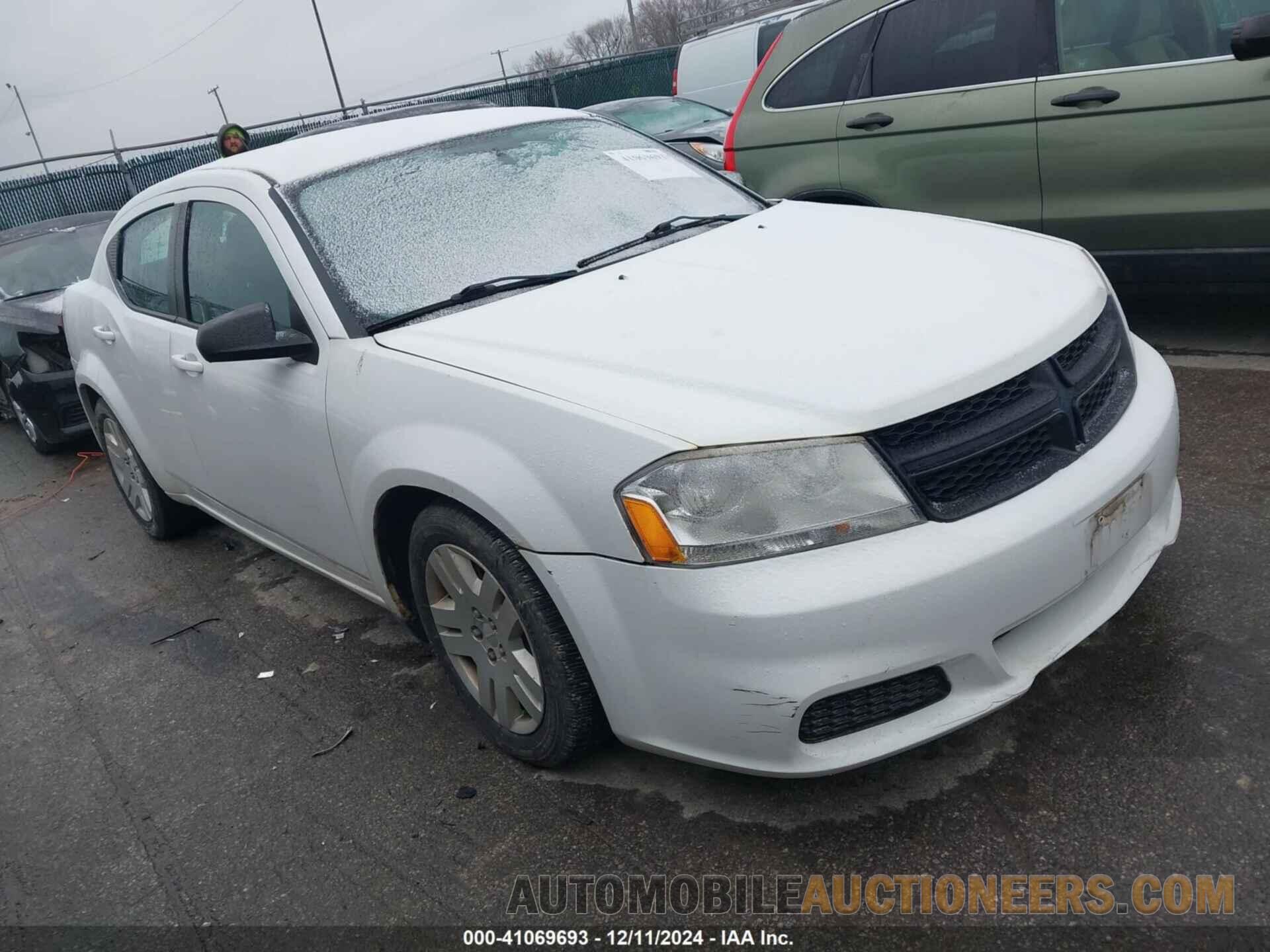 1C3CDZAB0EN138917 DODGE AVENGER 2014