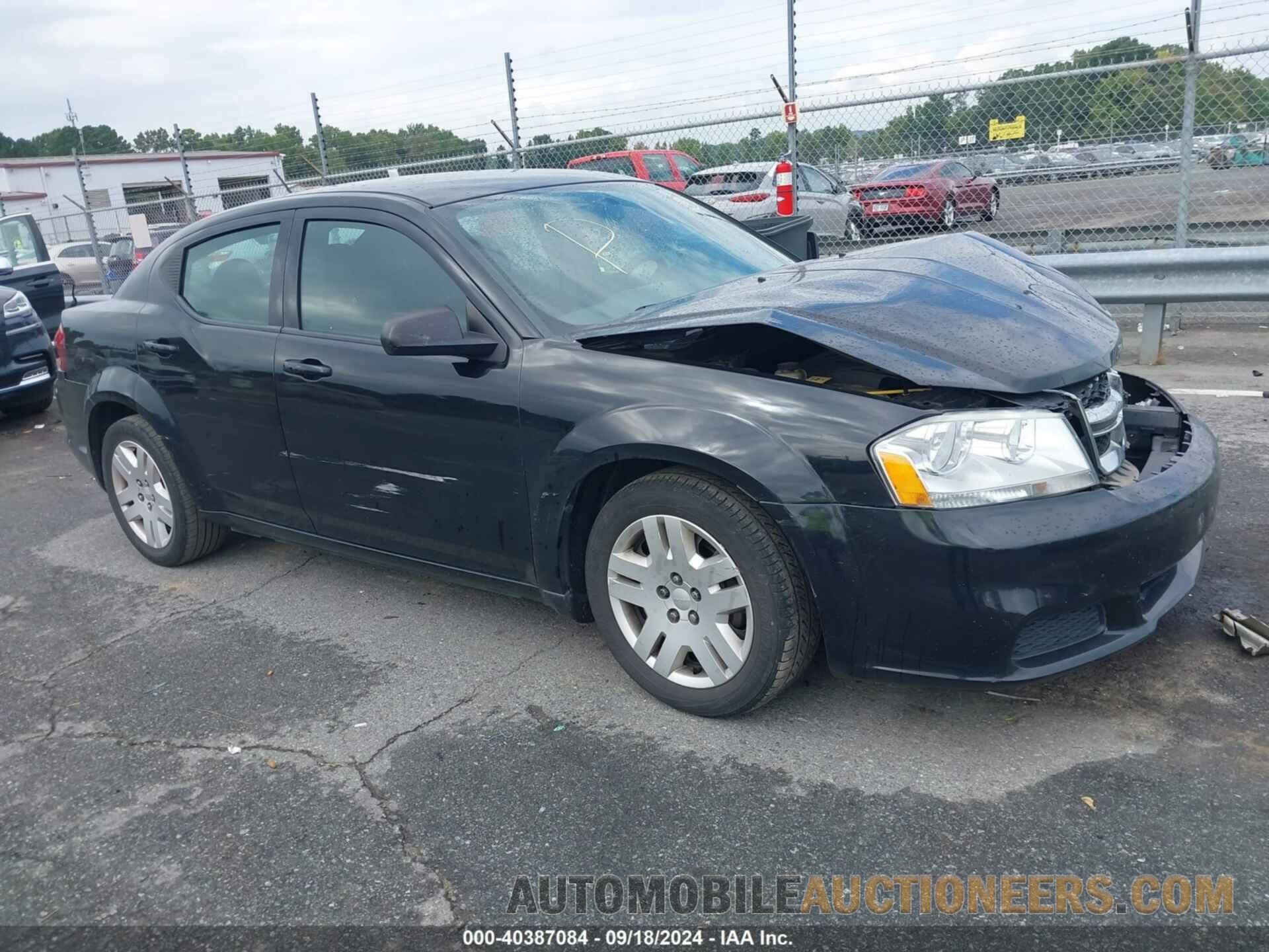 1C3CDZAB1EN147691 DODGE AVENGER 2014