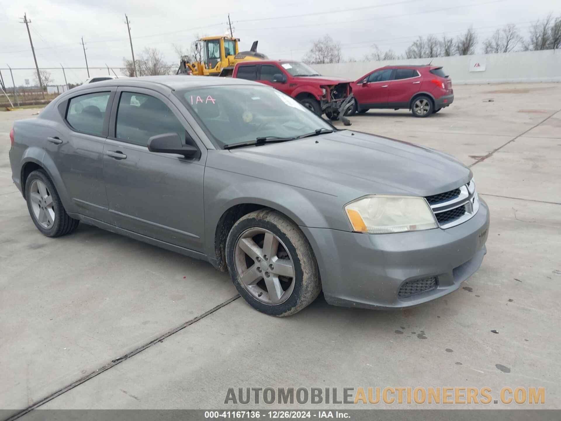 1C3CDZAB2CN153996 DODGE AVENGER 2012