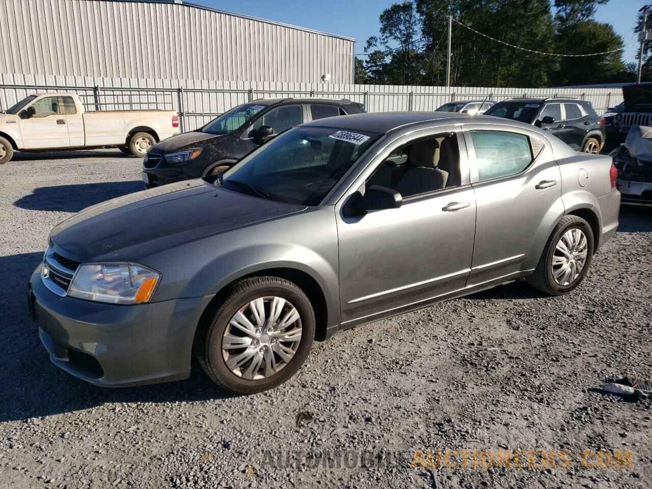 1C3CDZAB2CN167557 DODGE AVENGER 2012