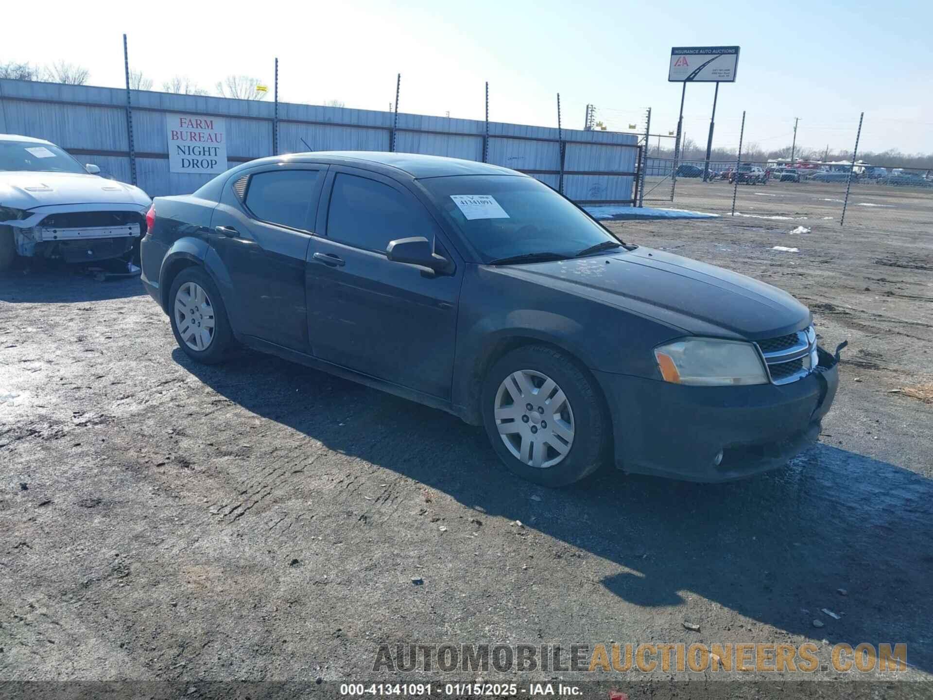 1C3CDZAB2DN506240 DODGE AVENGER 2013