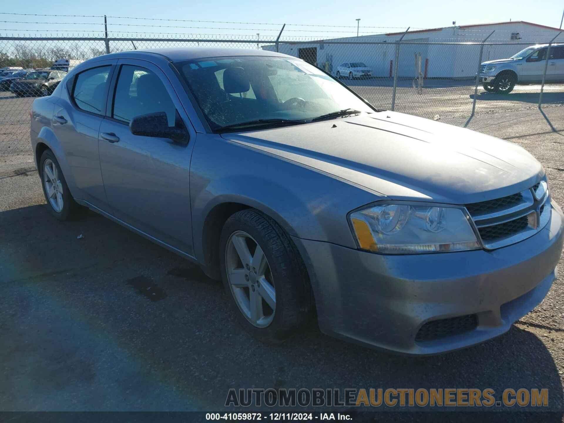 1C3CDZAB2DN537939 DODGE AVENGER 2013