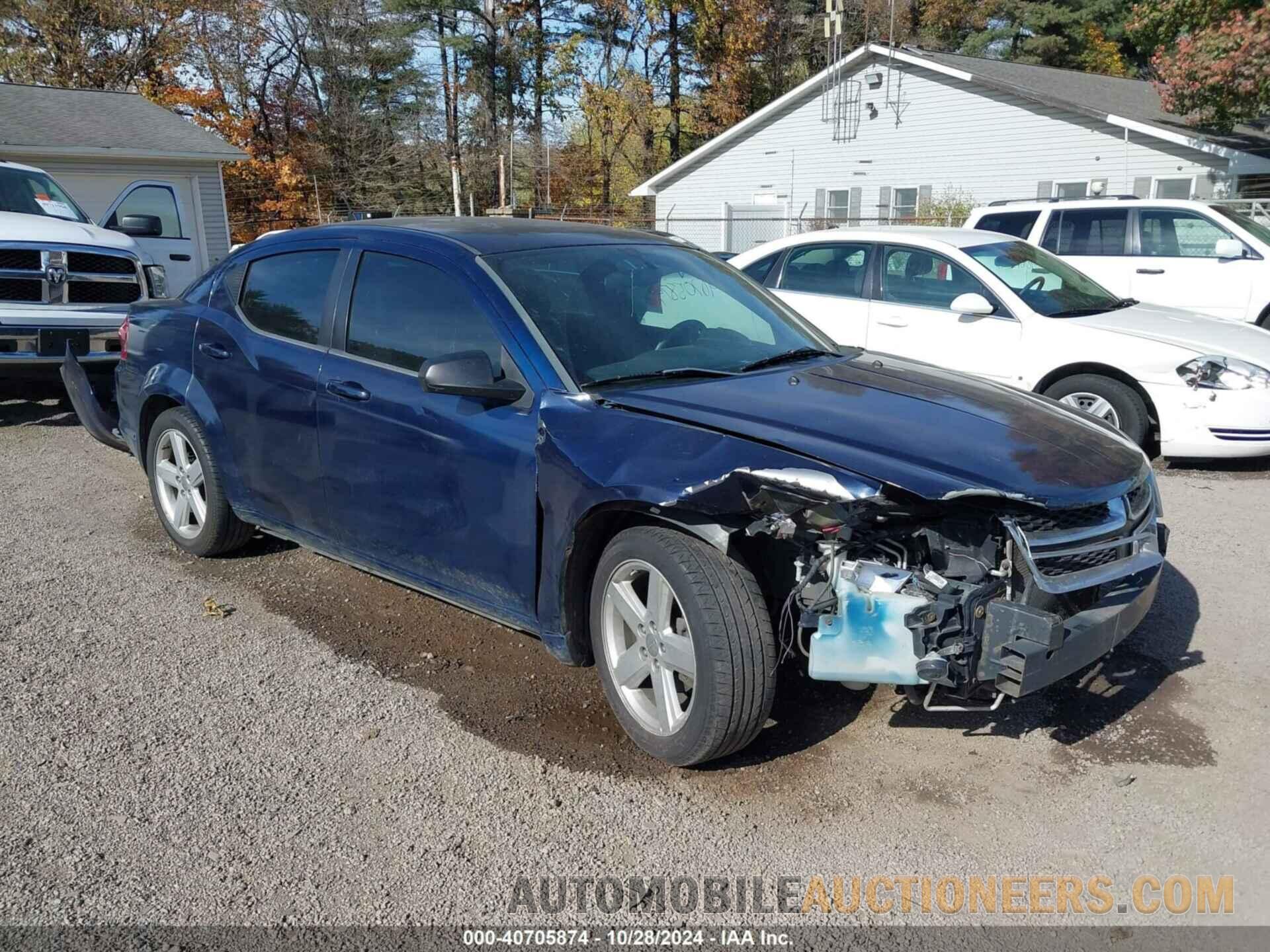 1C3CDZAB2DN551436 DODGE AVENGER 2013