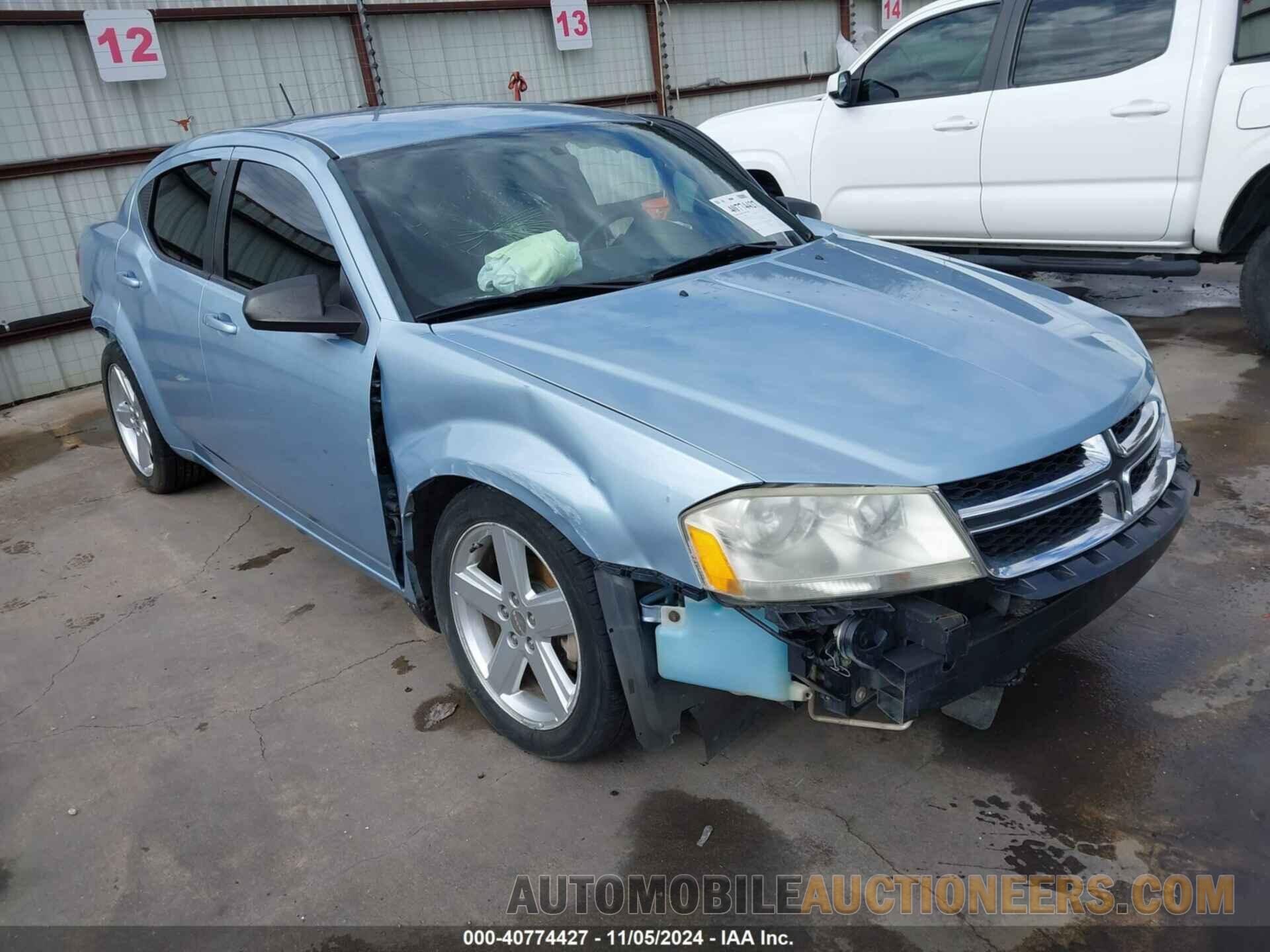 1C3CDZAB2DN681362 DODGE AVENGER 2013