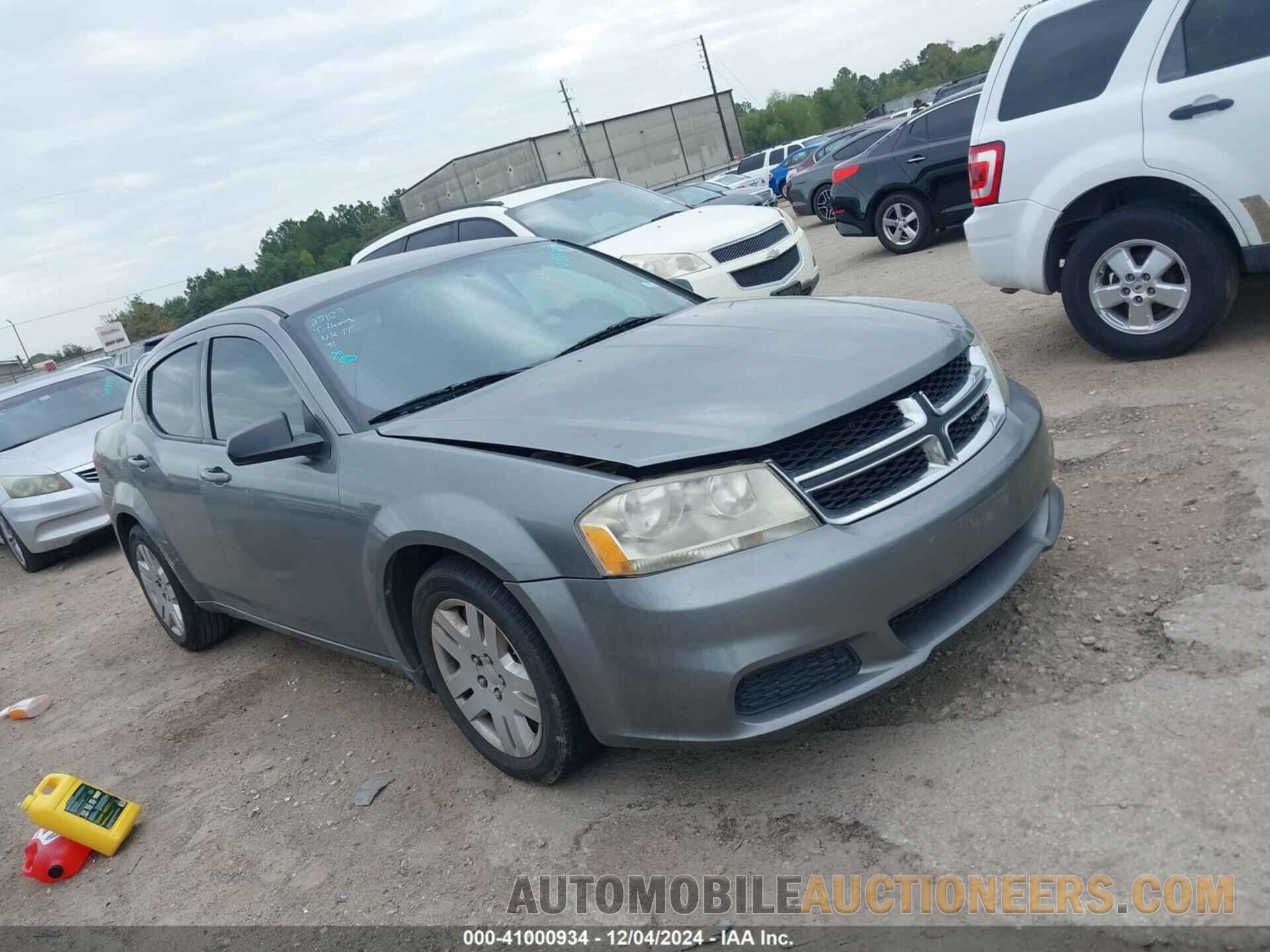 1C3CDZAB2DN711590 DODGE AVENGER 2013