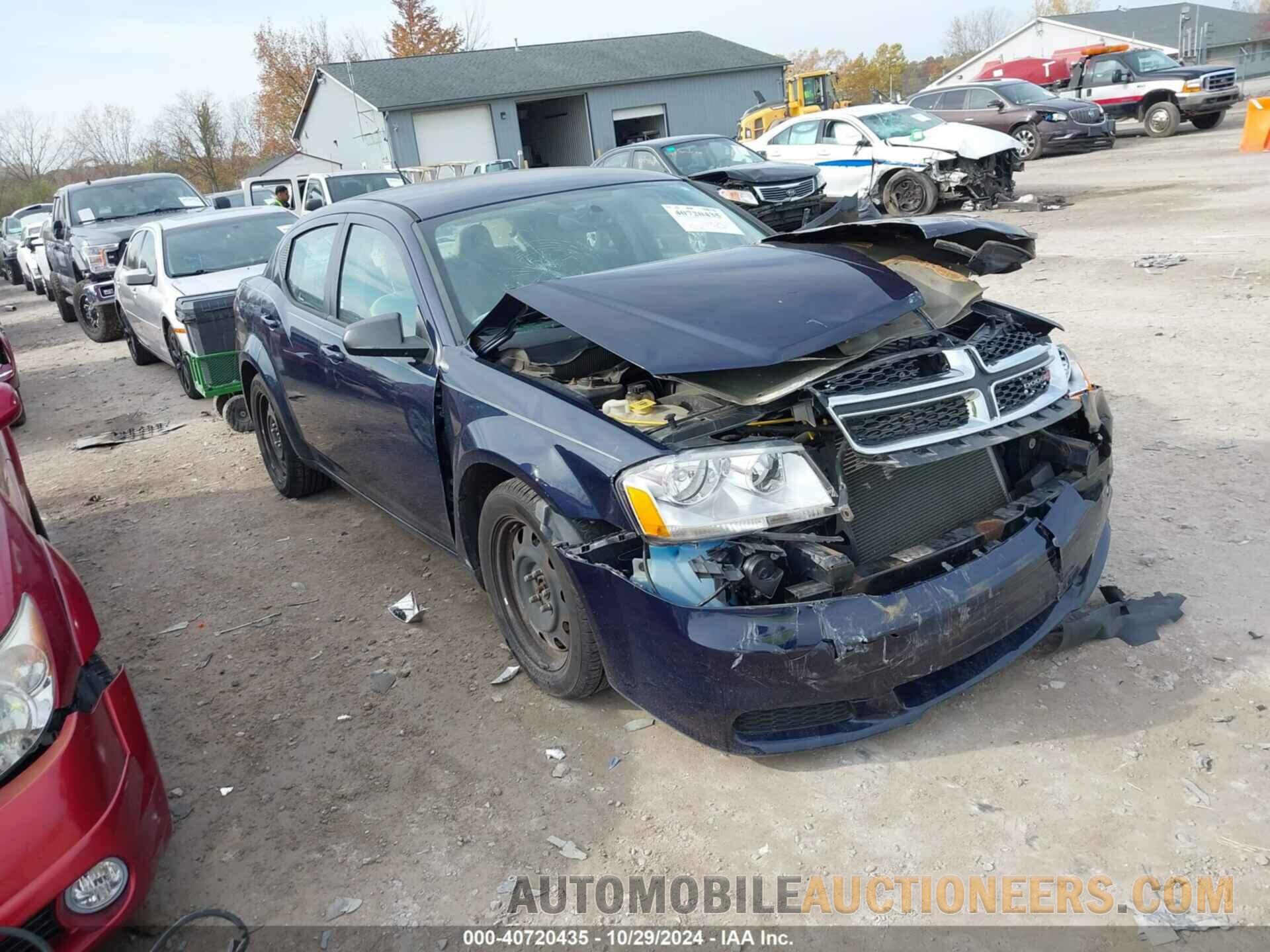 1C3CDZAB2EN133475 DODGE AVENGER 2014