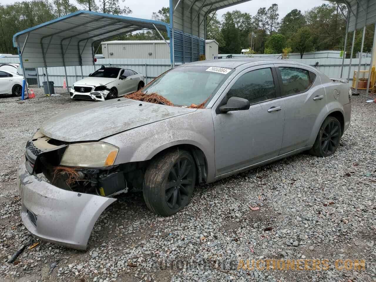 1C3CDZAB2EN187567 DODGE AVENGER 2014