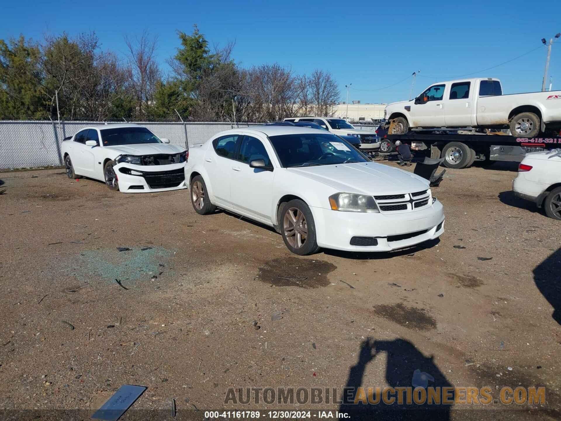 1C3CDZAB2EN225301 DODGE AVENGER 2014