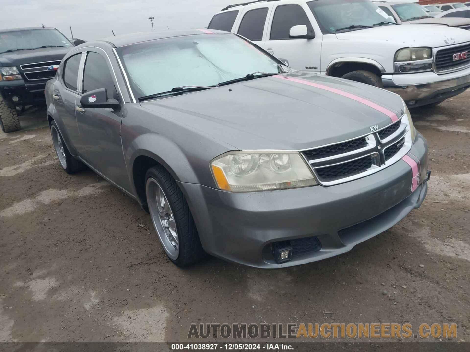 1C3CDZAB3CN109683 DODGE AVENGER 2012