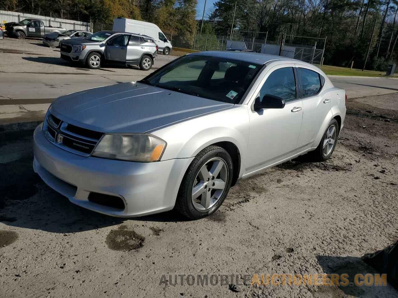 1C3CDZAB3CN151108 DODGE AVENGER 2012