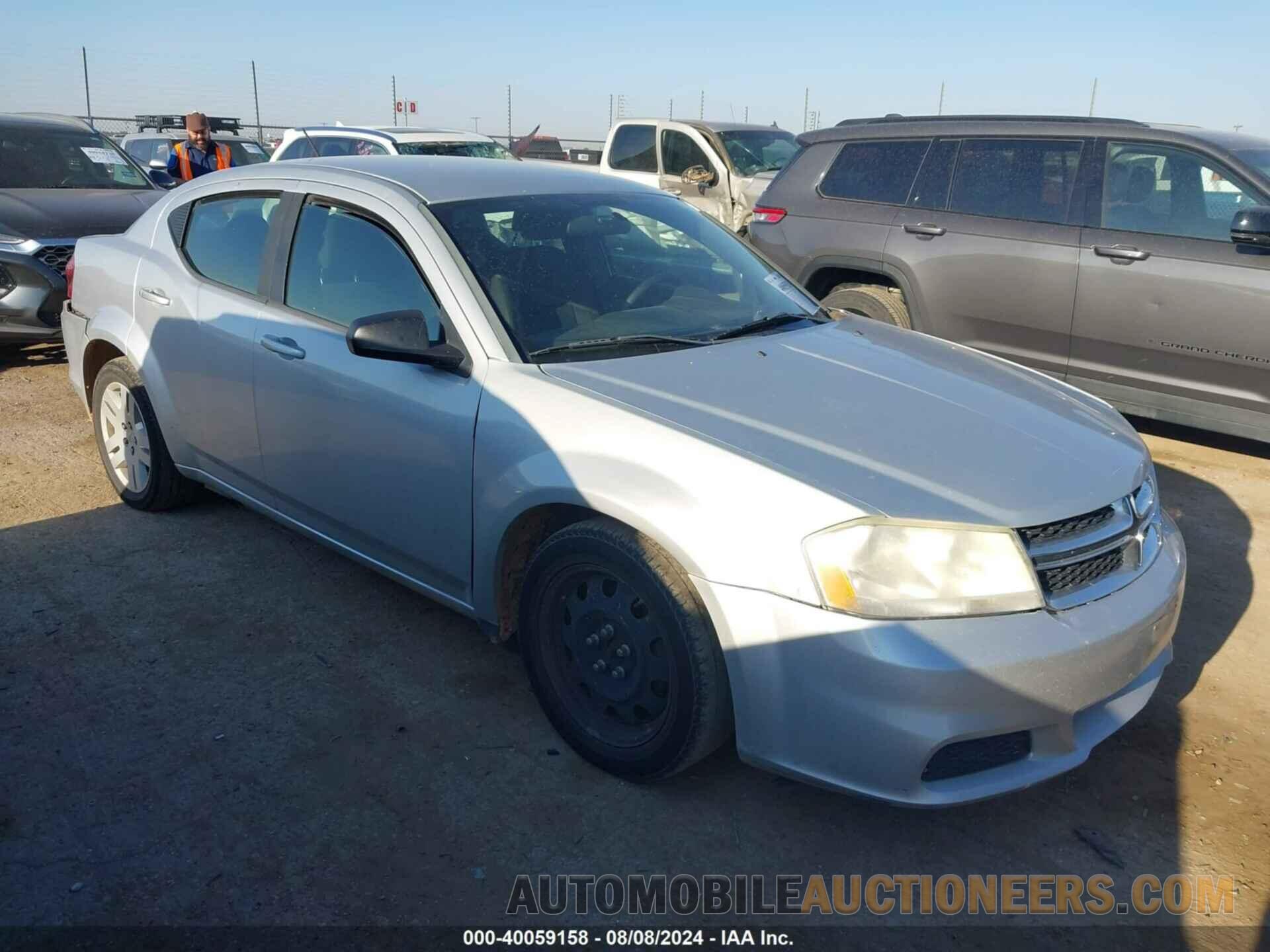 1C3CDZAB3CN274715 DODGE AVENGER 2012