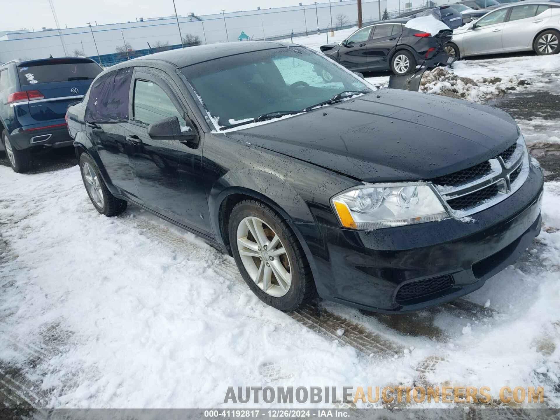 1C3CDZAB3DN564342 DODGE AVENGER 2013