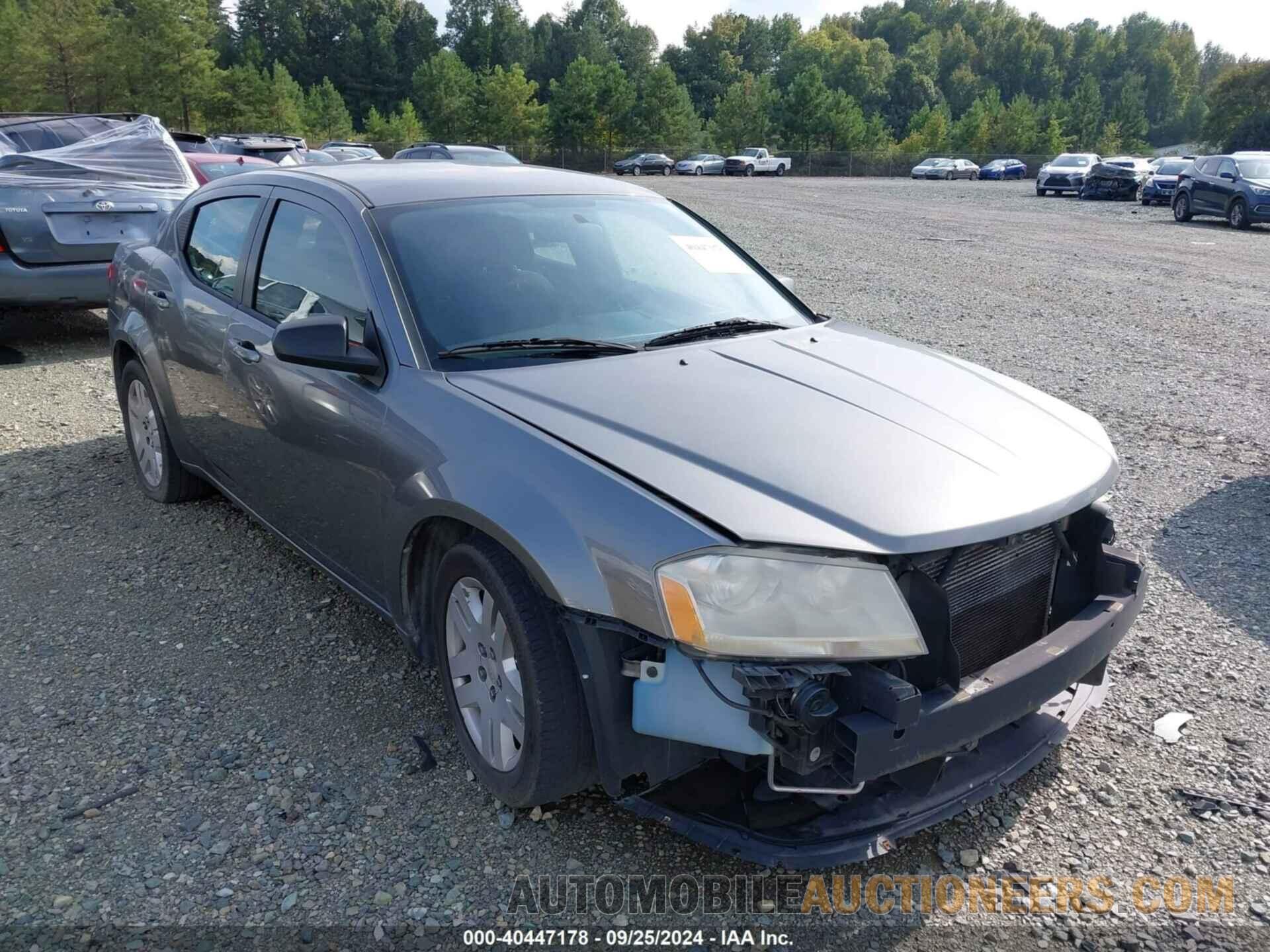 1C3CDZAB3DN598815 DODGE AVENGER 2013