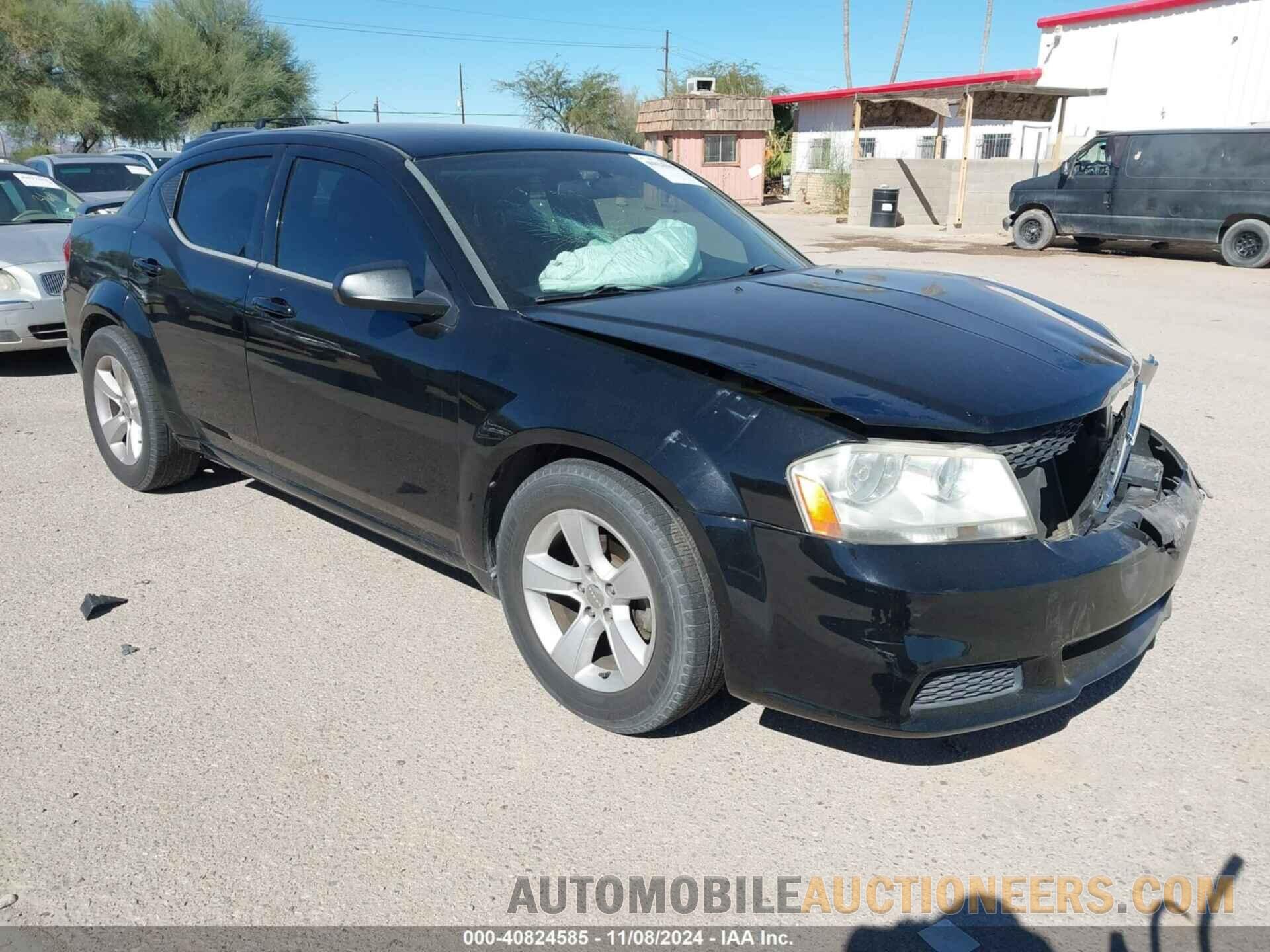 1C3CDZAB3DN688451 DODGE AVENGER 2013