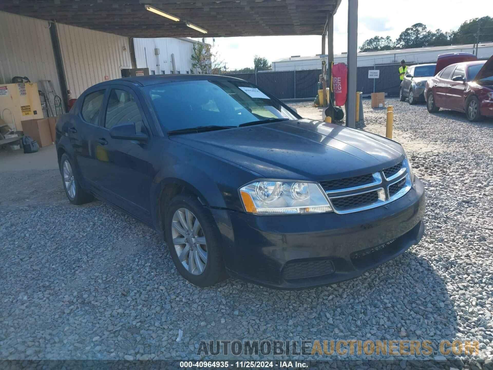 1C3CDZAB4CN322724 DODGE AVENGER 2012