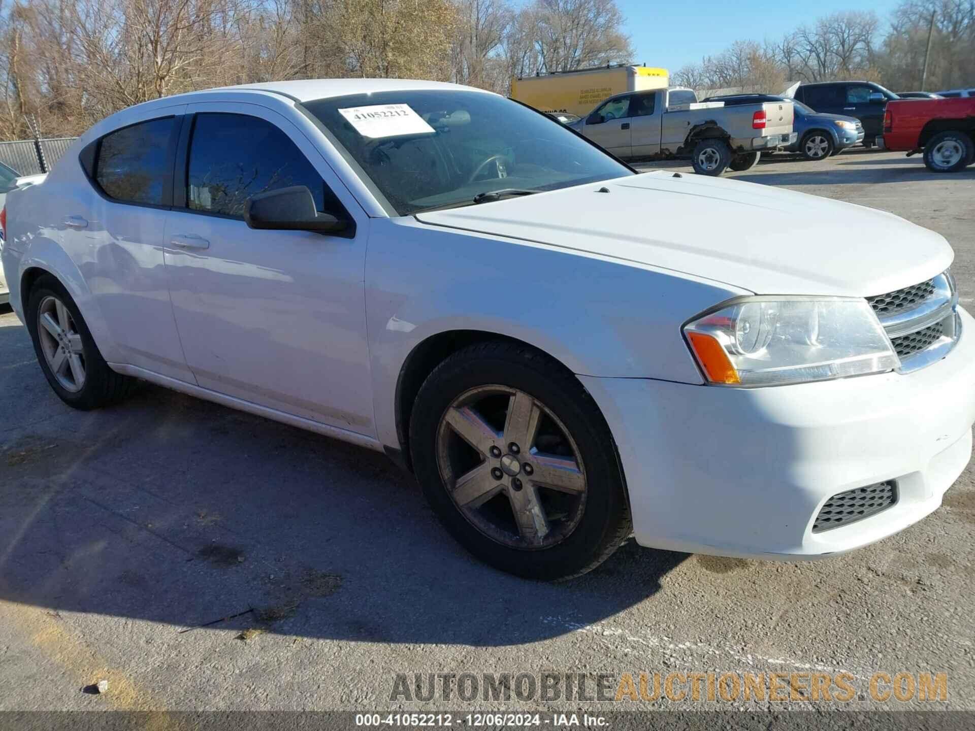 1C3CDZAB4DN517014 DODGE AVENGER 2013