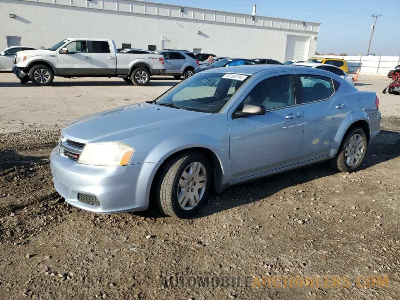 1C3CDZAB4DN614293 DODGE AVENGER 2013