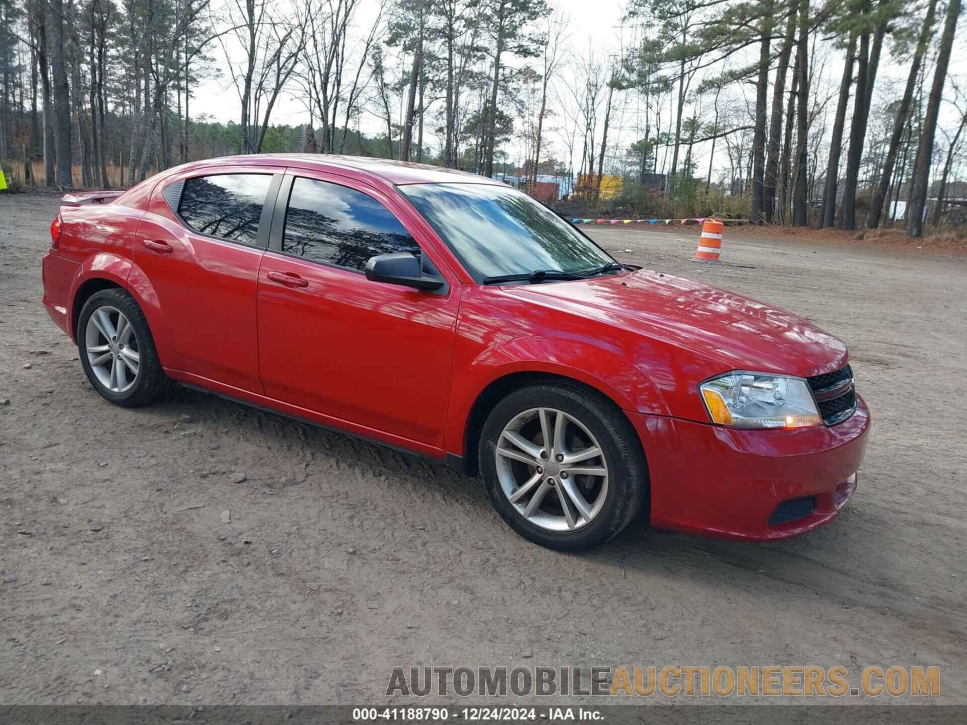 1C3CDZAB4EN220987 DODGE AVENGER 2014