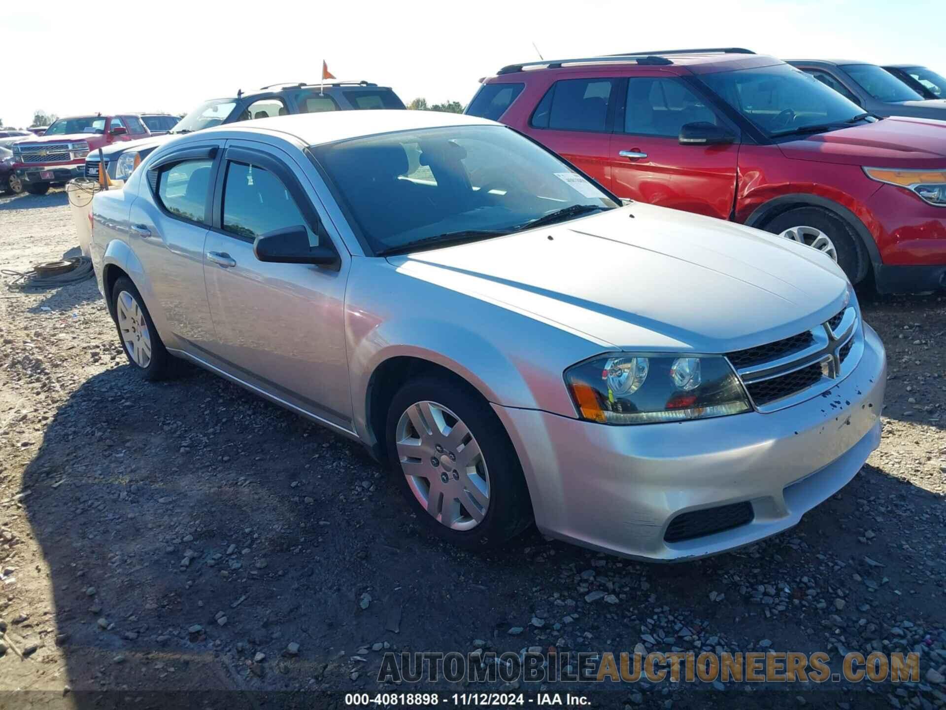 1C3CDZAB5CN294044 DODGE AVENGER 2012