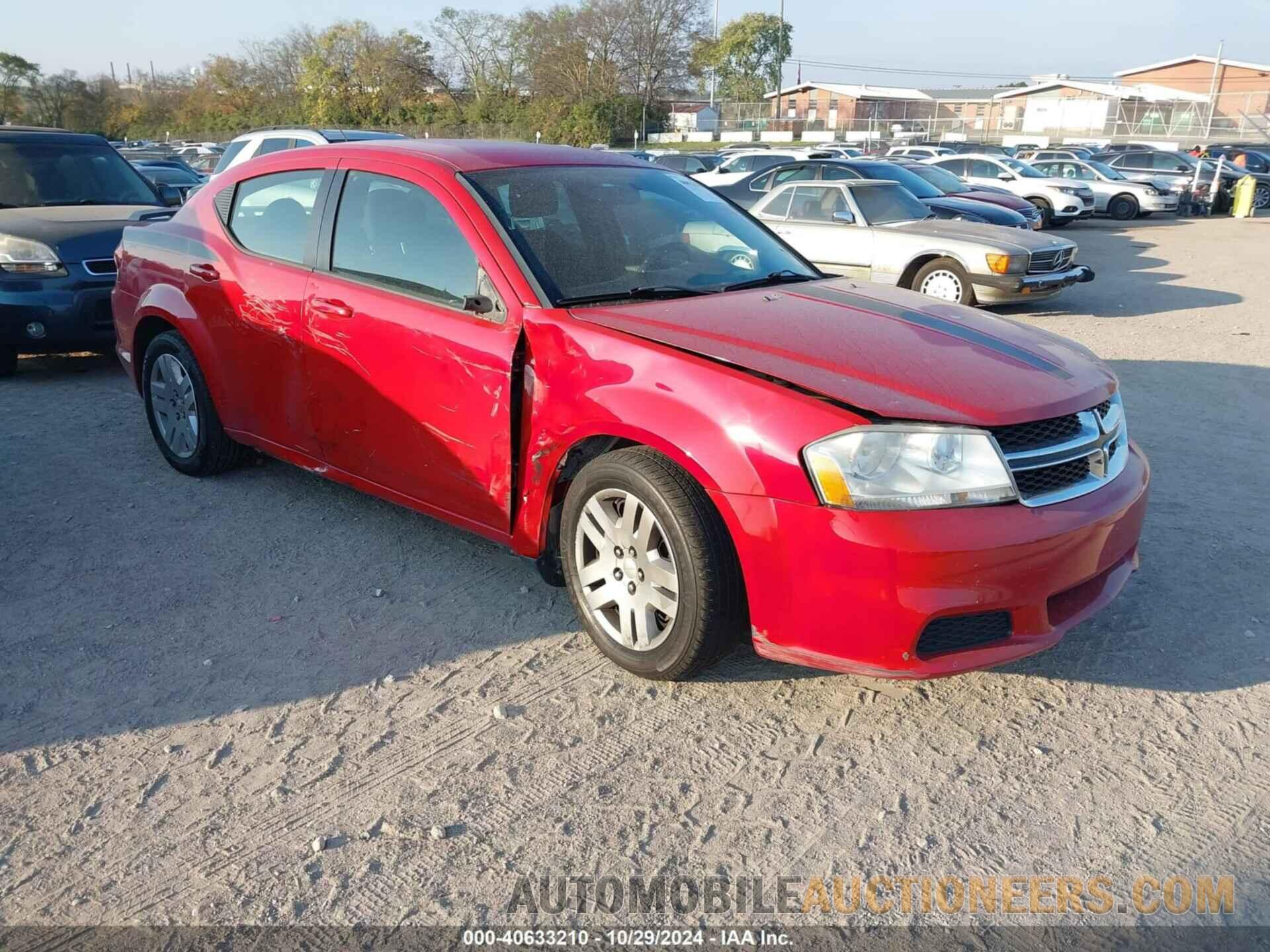 1C3CDZAB5DN530161 DODGE AVENGER 2013