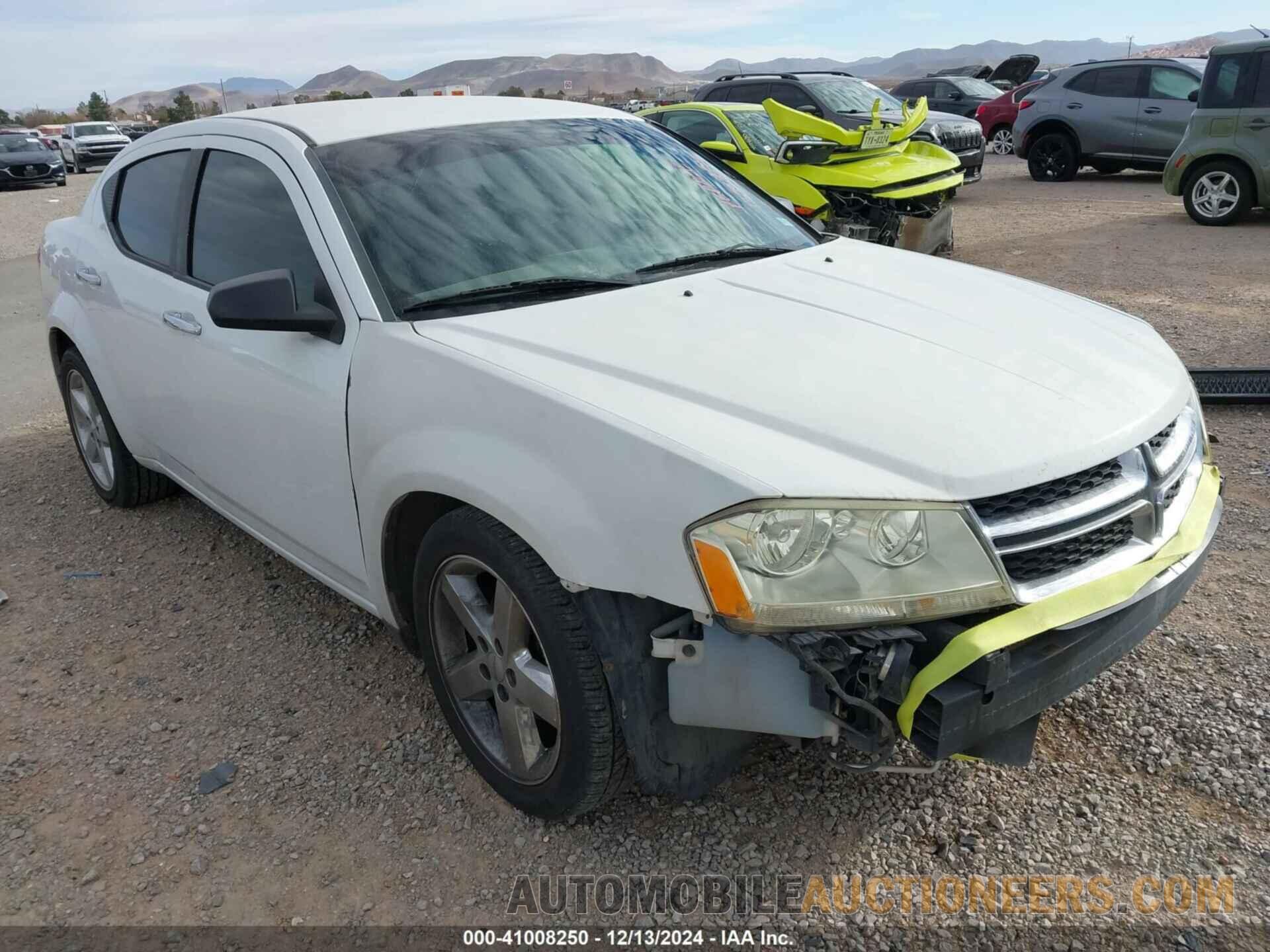 1C3CDZAB5DN563760 DODGE AVENGER 2013