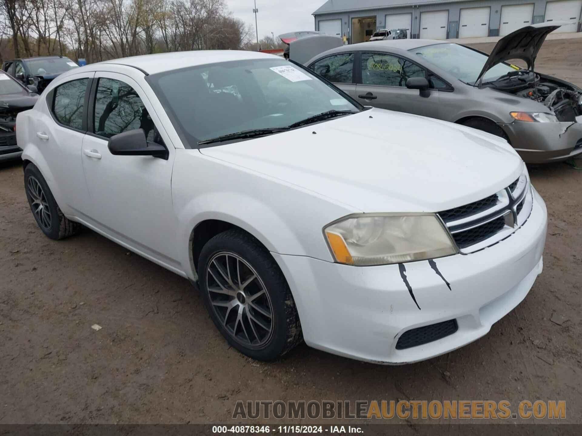 1C3CDZAB5DN605148 DODGE AVENGER 2013