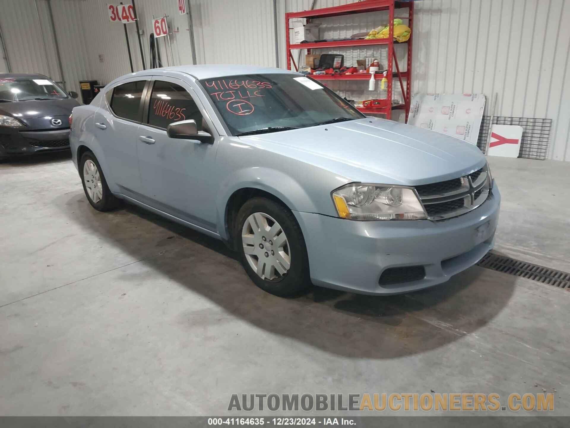 1C3CDZAB5DN650509 DODGE AVENGER 2013