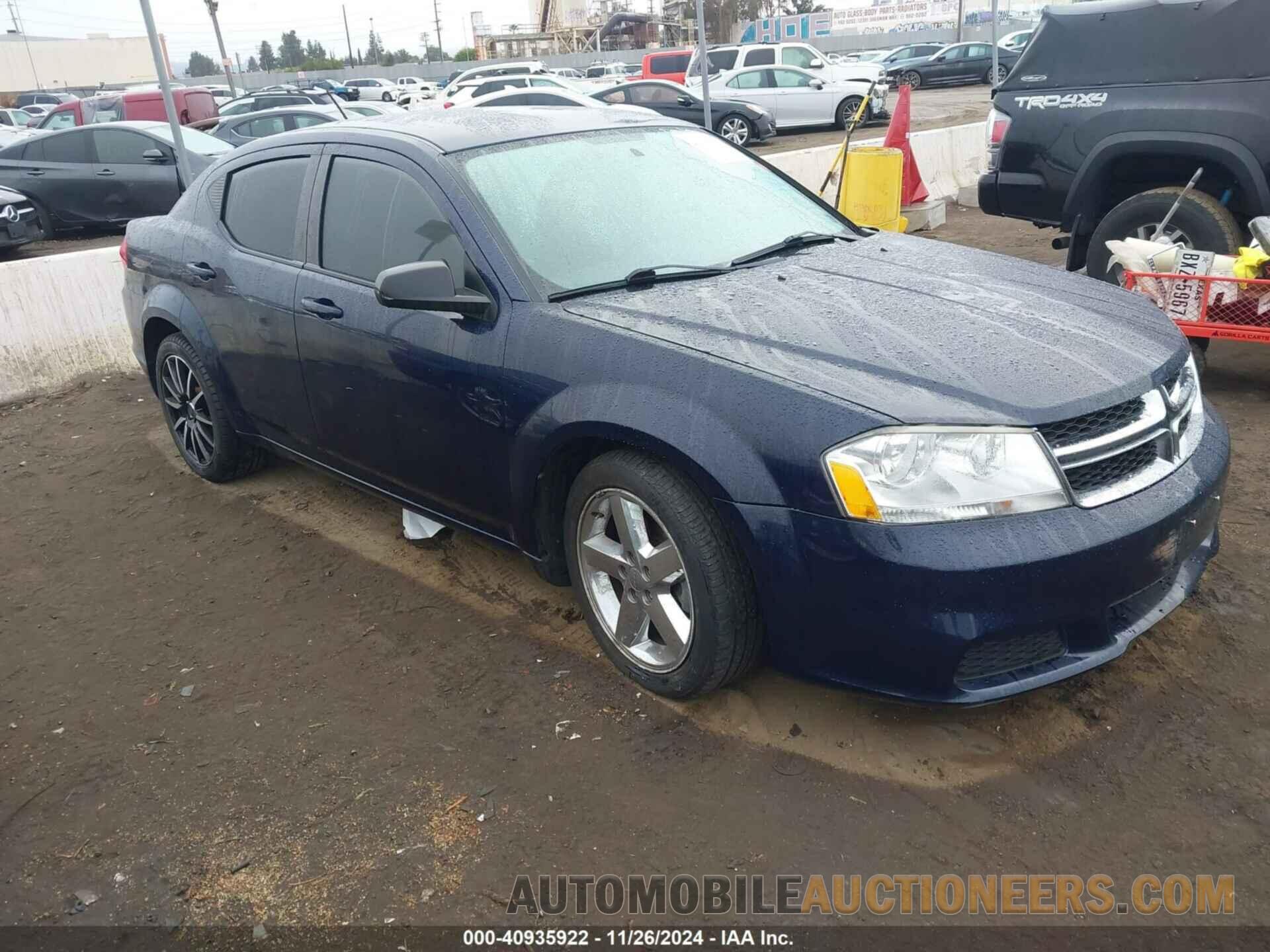 1C3CDZAB5DN710109 DODGE AVENGER 2013