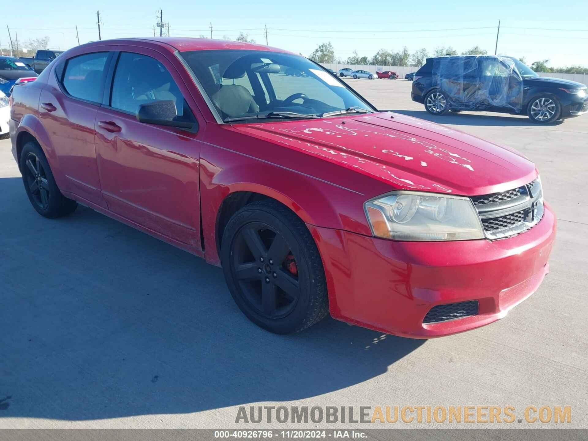 1C3CDZAB5DN712703 DODGE AVENGER 2013