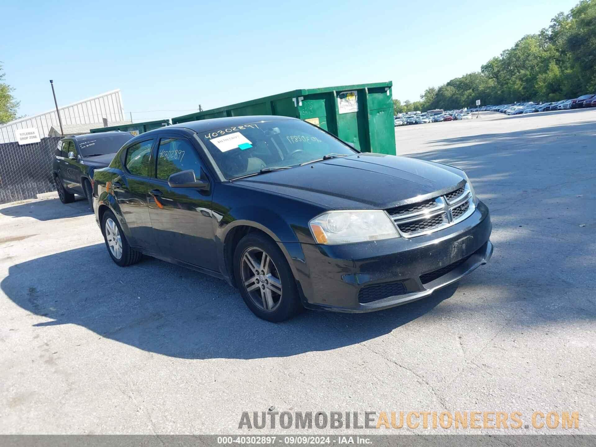 1C3CDZAB5EN147564 DODGE AVENGER 2014