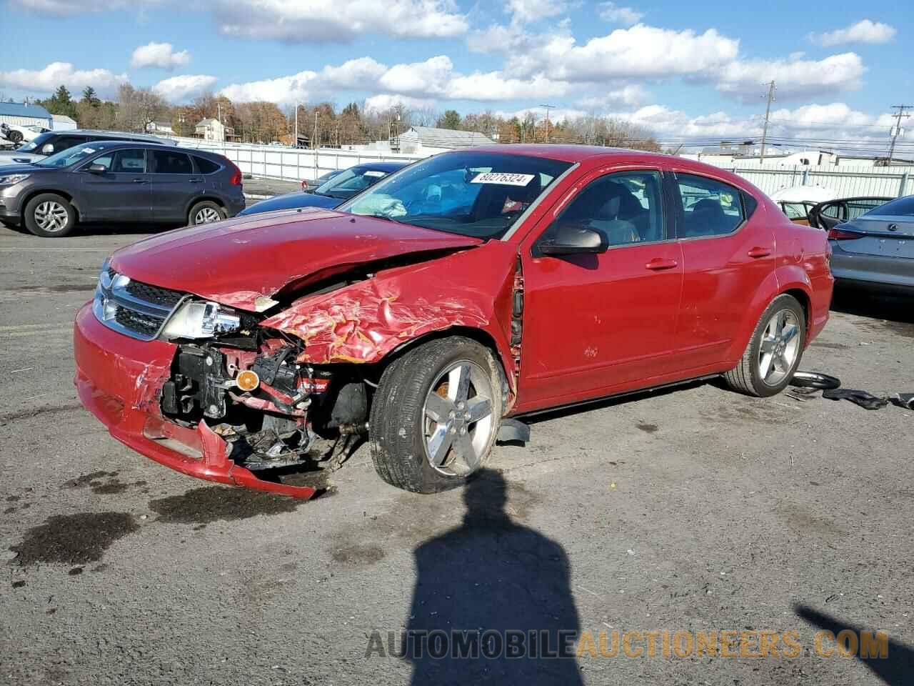 1C3CDZAB6CN185463 DODGE AVENGER 2012