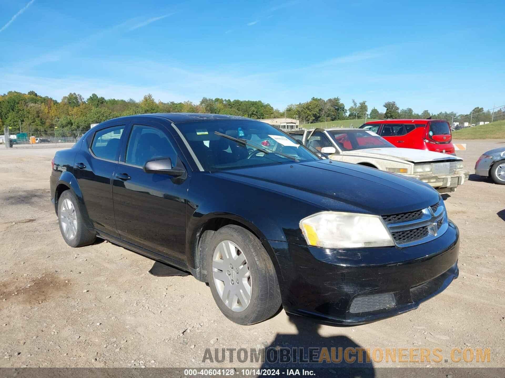 1C3CDZAB6CN232104 DODGE AVENGER 2012