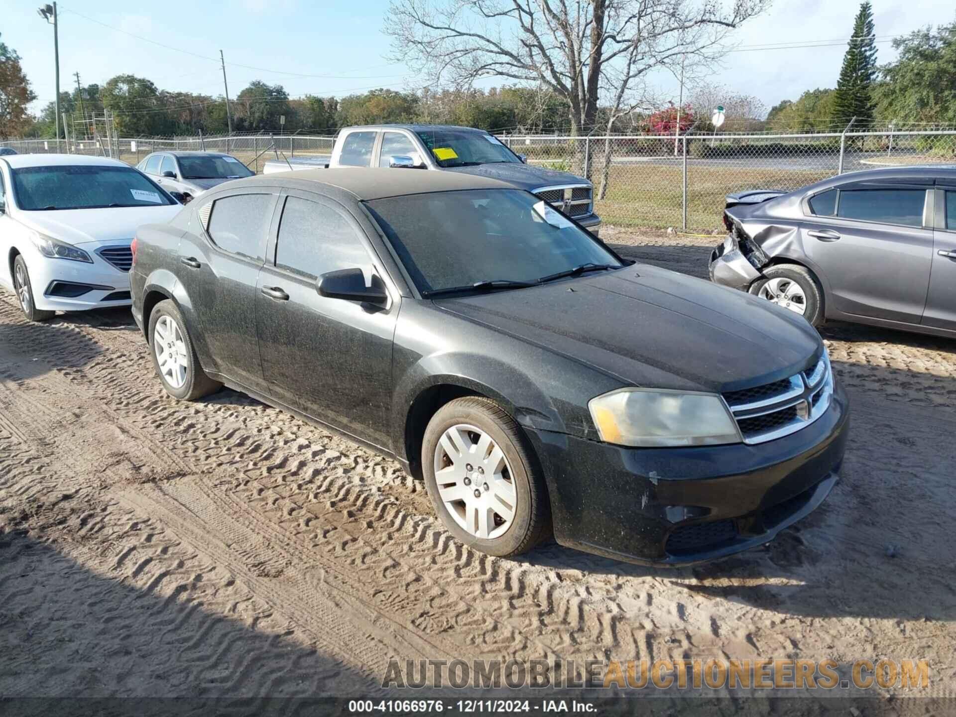 1C3CDZAB6CN235522 DODGE AVENGER 2012