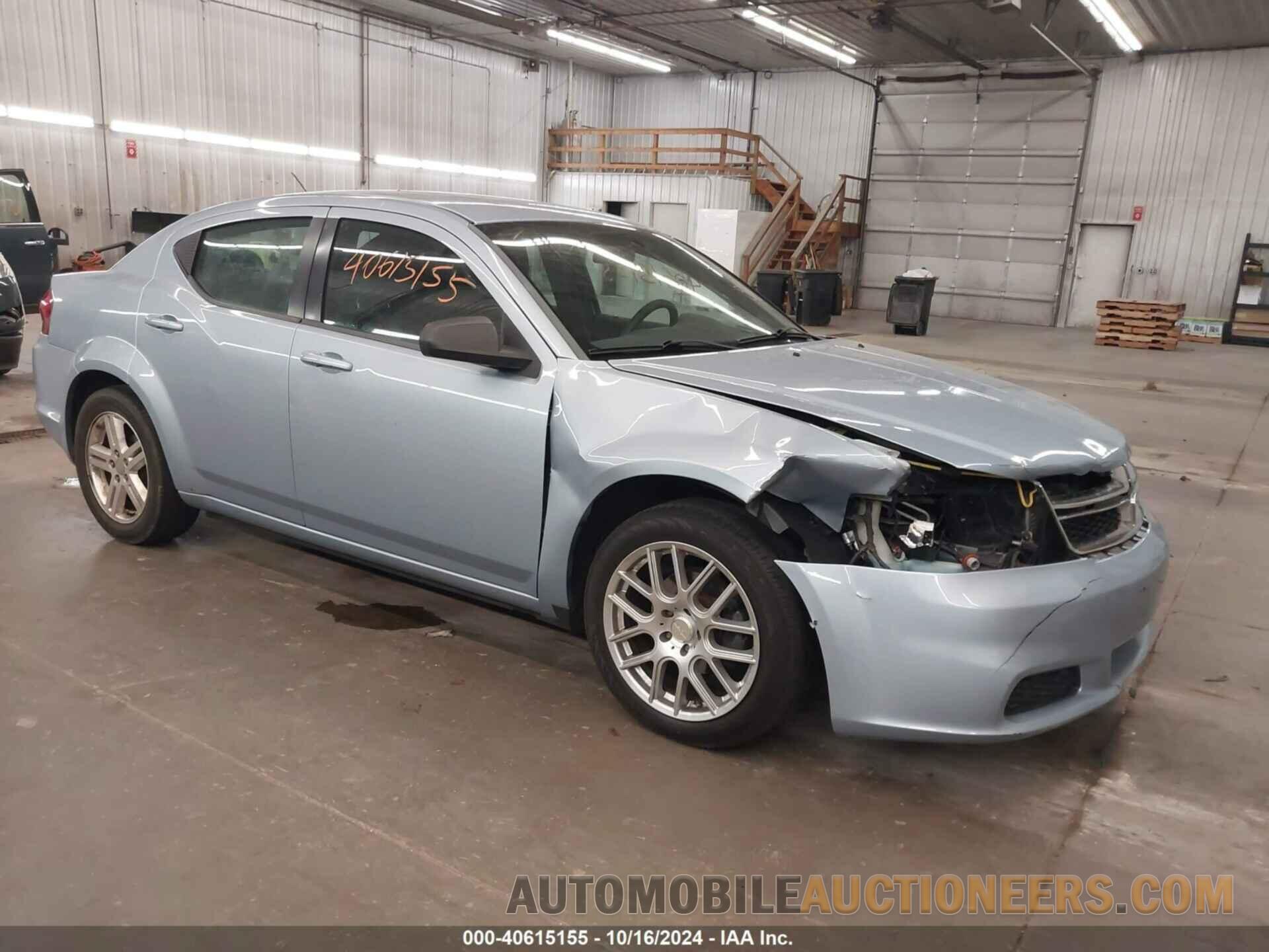 1C3CDZAB6DN547891 DODGE AVENGER 2013