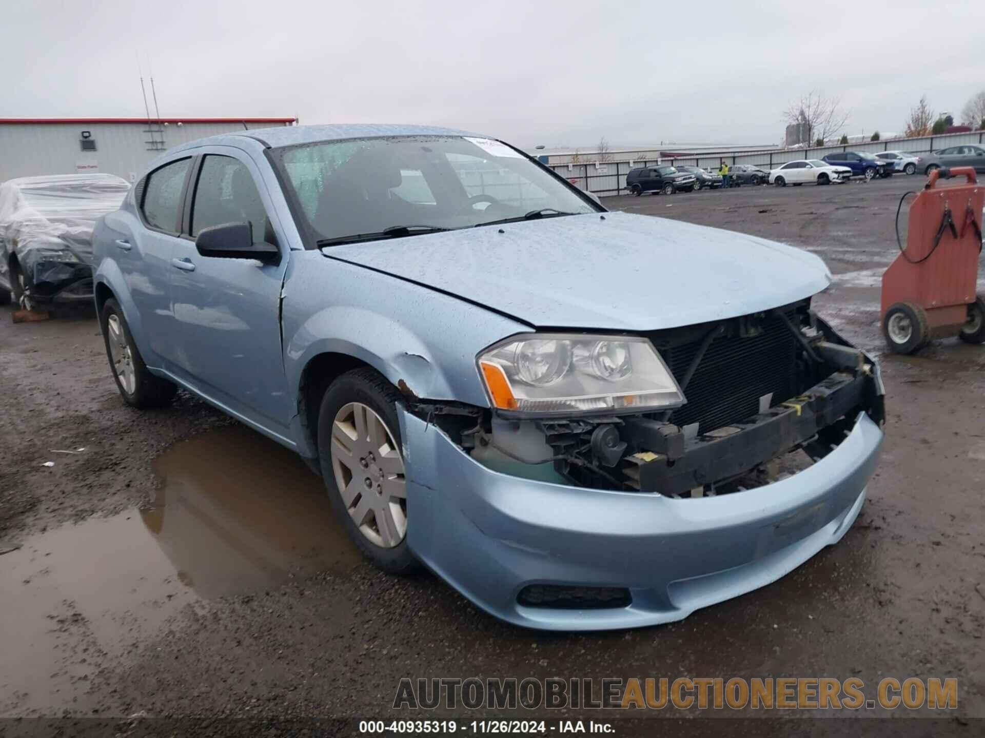 1C3CDZAB6DN650616 DODGE AVENGER 2013