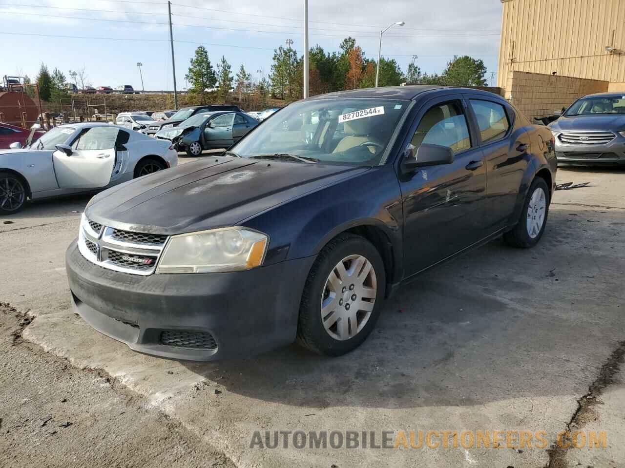 1C3CDZAB7CN311930 DODGE AVENGER 2012