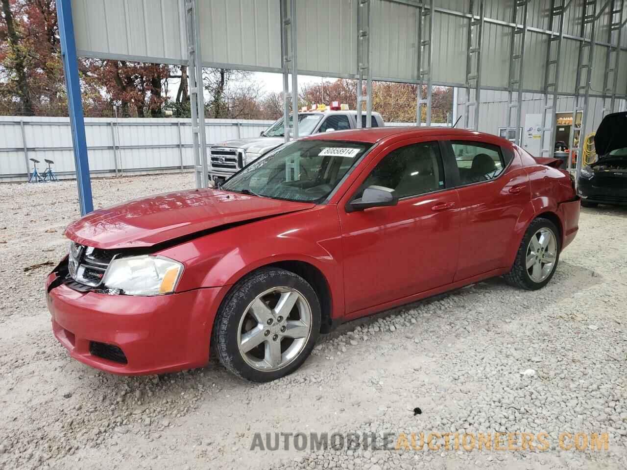 1C3CDZAB7DN565445 DODGE AVENGER 2013